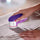Philips GC026/30 Handheld Fabric Shaver Cleaner Brush, Purple اكسسوار لتنظيف الملابس فيليبس