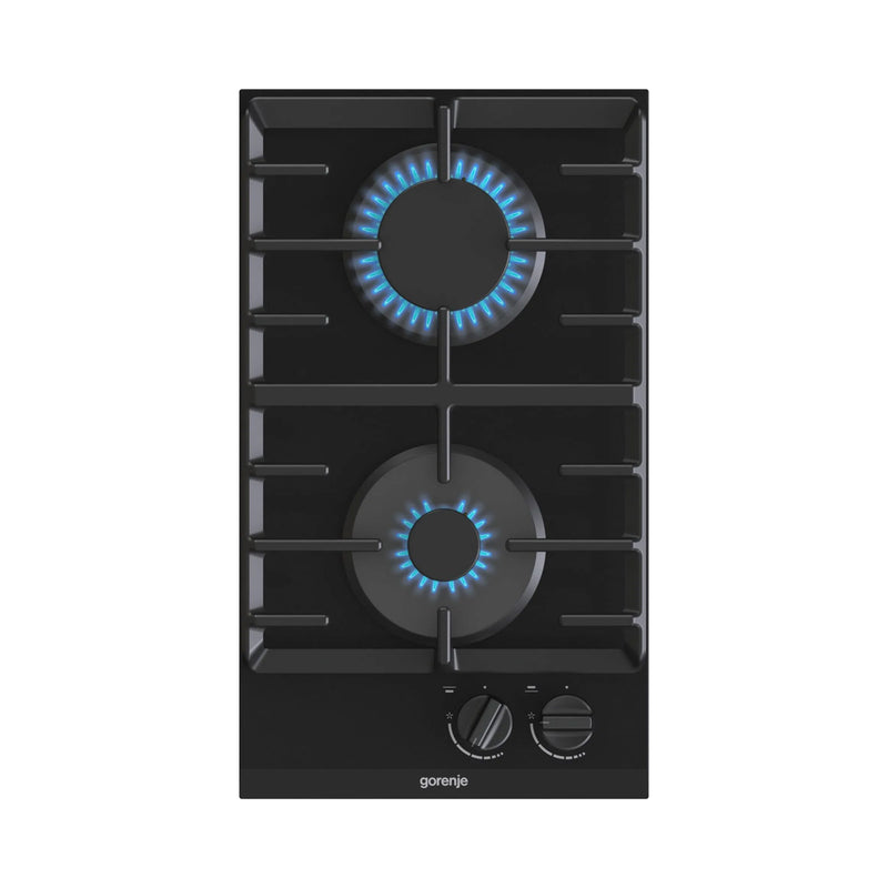 GORENJE GC321B 2-Burner Glass Ceramic Gas Cooker, Black  طباخ غاز من السيراميك الزجاجي ذو شعلتين جورنجي
