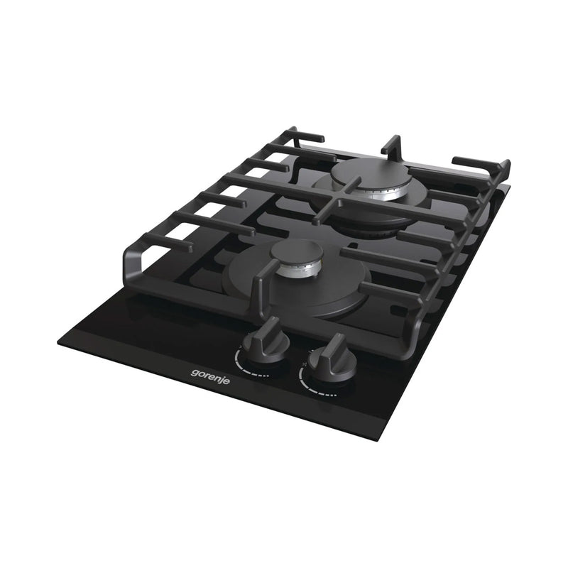 GORENJE GC321B 2-Burner Glass Ceramic Gas Cooker, Black  طباخ غاز من السيراميك الزجاجي ذو شعلتين جورنجي