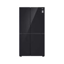 LG GCB-287GNWB Side by Side 647L Refrigerator, Inverter Compressor, Black Glass Color