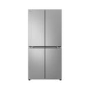 LG GCB-334DFPL Multi Door Refregirator , 464L Silver Color,Linear Cooling, Multi Air Flow, Silver ثلاجة اربع ابواب 464 لتر تبريد خطي + تدفق هواء متعدد ال جي
