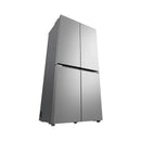 LG GCB-334DFPL Multi Door Refregirator , 464L Silver Color,Linear Cooling, Multi Air Flow, Silver ثلاجة اربع ابواب 464 لتر تبريد خطي + تدفق هواء متعدد ال جي