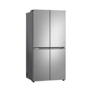 LG GCB-334DFPL Multi Door Refregirator , 464L Silver Color,Linear Cooling, Multi Air Flow, Silver ثلاجة اربع ابواب 464 لتر تبريد خطي + تدفق هواء متعدد ال جي