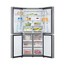 LG GCB-334DFPL Multi Door Refregirator , 464L Silver Color,Linear Cooling, Multi Air Flow, Silver ثلاجة اربع ابواب 464 لتر تبريد خطي + تدفق هواء متعدد ال جي