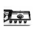 ALMATEEN GCBMA6001WH 4-burner cooker, White طباخ اربع مشاعل زجاج المتين