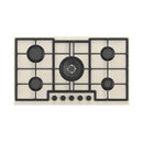 ALMATEEN GCBMA9001CR 5-burner cooker, Cream طباخ خمس مشاعل المتين