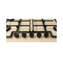 ALMATEEN GCBMA9001CR 5-burner cooker, Cream طباخ خمس مشاعل المتين