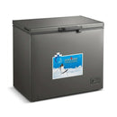 GREEN GCF-SC200DS Chest Freezer, Dark Silver مجمدة افقية8قدم