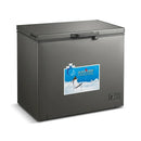 GREEN GCF-SC240DS Chest Freezer, Dark Silver مجمدة افقية 10 قدم