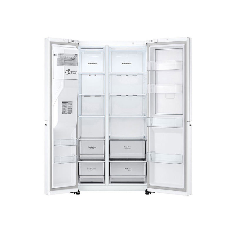 LG   GCJ-287GNW Side By Side Refrigerator 674L, White