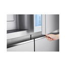 LG GCJ287TVL Side By Side Refrigerator UV Nano™, Door-in-Door™ ThinQ™ Linear Cooling™, Silver ثلاجة 4 ابواب سايد باي سايد مع براد ال جي