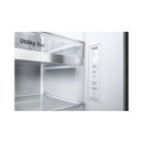 LG GCJ287TVL Side By Side Refrigerator UV Nano™, Door-in-Door™ ThinQ™ Linear Cooling™, Silver ثلاجة 4 ابواب سايد باي سايد مع براد ال جي