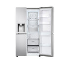 LG GCJ287TVL Side By Side Refrigerator UV Nano™, Door-in-Door™ ThinQ™ Linear Cooling™, Silver ثلاجة 4 ابواب سايد باي سايد مع براد ال جي
