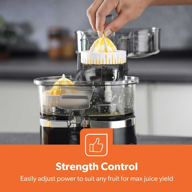 GEEPAS GCJ5347 Citrus Juicer Double Squeez, Red معصارة جيباس