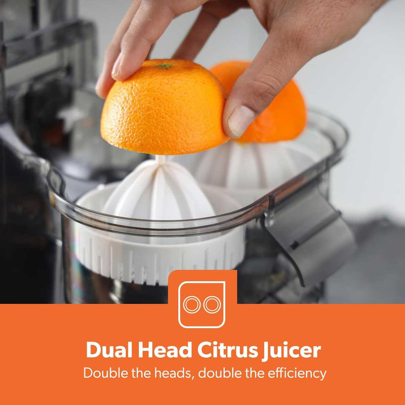 GEEPAS GCJ5347 Citrus Juicer Double Squeez, Red معصارة جيباس