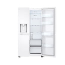 LG GCL-287DVWN Side by Side Refrigerator 625 L, Essense White ثلاجة سايد باي سايد 625 لتر ال جي