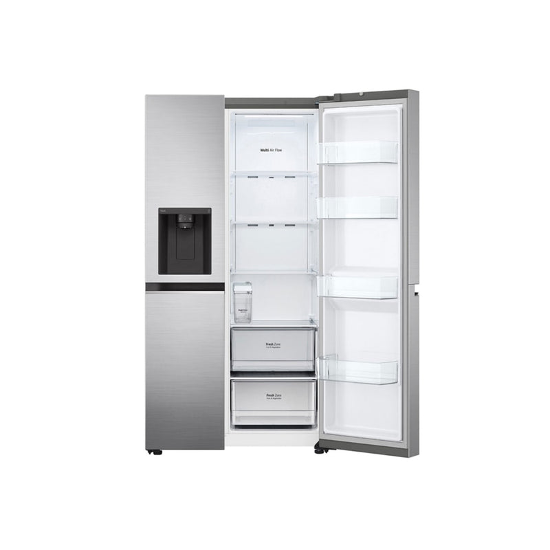 LG GCL-287GVL Side By Side Refrigerator 674L, Silver