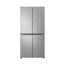 LG GCL-334DFPD Four Door Refrigerator, Silver ثلاجة اربع ابواب ال جي
