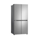 LG GCL-334DFPD Four Door Refrigerator, Silver ثلاجة اربع ابواب ال جي