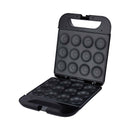 GEEPAS GCM3762 12Pcs Mini Cake Maker 1400 W, Black صانعة الكيك الصغيرة جيباس