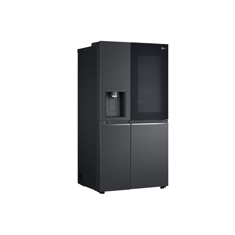 LG GCX-278TNB InstaView ThinQ Side by Side Refrigerator 611L, Black