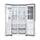 LG GCX-287TVW InstaView™ ThinQ™ 611L Side by Side Refrigerator, UVnano™, LINEARCooling™, ThinQ™, White ثلاجة 611 لتر ال جي