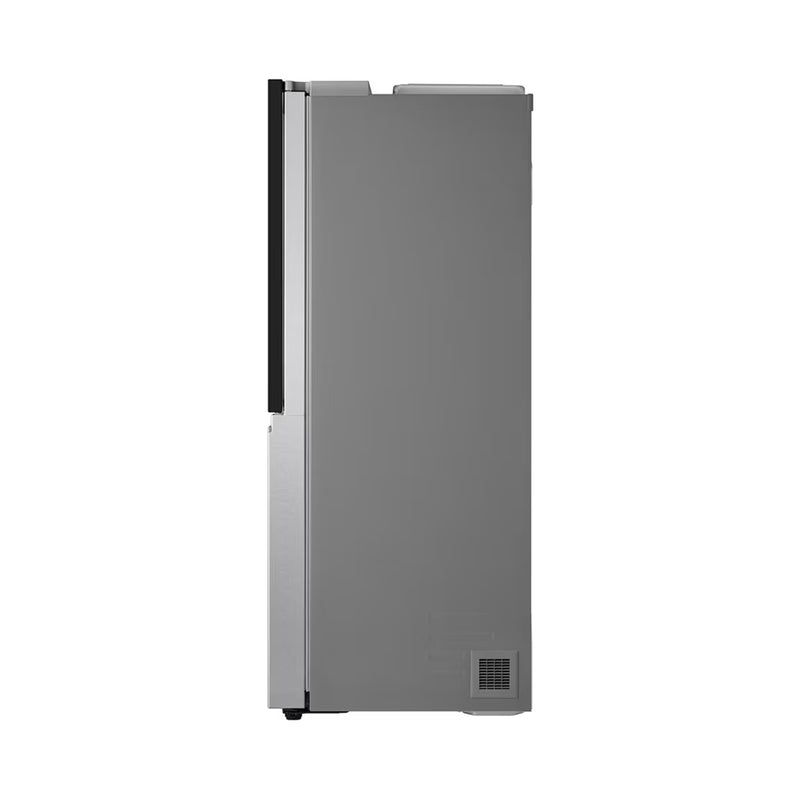 LG GCX-287TVS InstaView™ ThinQ™ 611L Side by Side Refrigerator, UVnano™, LINEARCooling™, ThinQ™, Silver ثلاجة 611 لتر ال جي