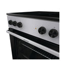 GORENJE GEC6A11SG 4-Hob Electric Cooker, Gray  طباخ كهربائي جورنجي