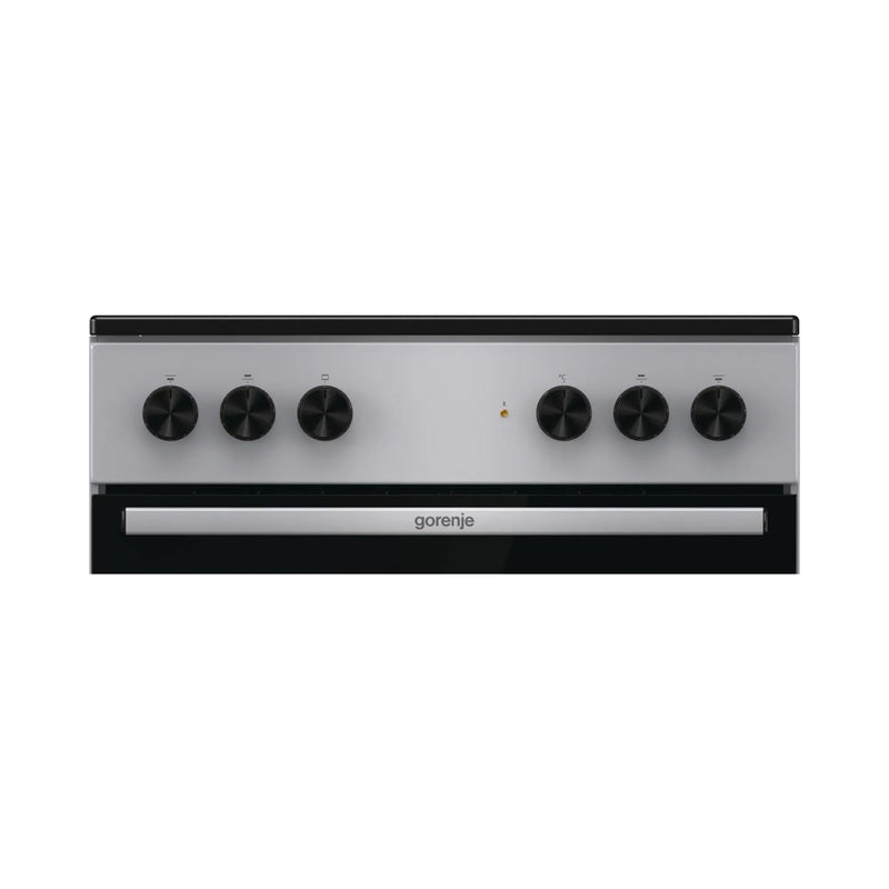 GORENJE GEC6A11SG 4-Hob Electric Cooker, Gray  طباخ كهربائي جورنجي
