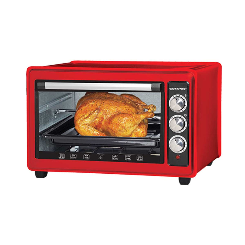 GOSONIC GEO-434 34L Electric Oven, Red