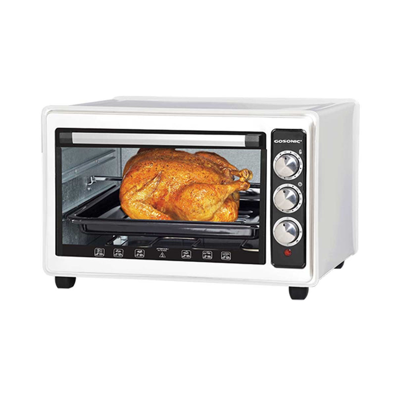 GOSONIC GEO-434 34L Electric Oven, White فرن كهربائي جوسونك