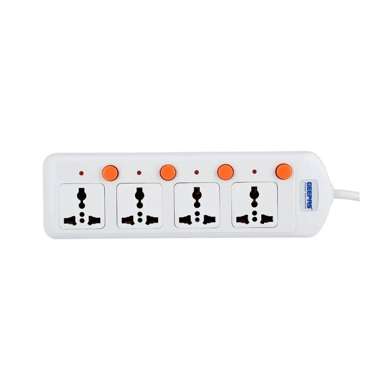 GEEPAS GES4003-VDE 4 Way Extension Board - VDE Plug سيار كهربائي جيباس