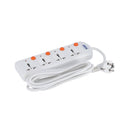GEEPAS GES4003-VDE 4 Way Extension Board - VDE Plug سيار كهربائي جيباس