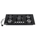 GEEPAS GGC31011 5-Burner Gas Hob, Black طباخ كهربائي جيباس