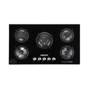 GEEPAS GGC31011 5-Burner Gas Hob, Black طباخ كهربائي جيباس