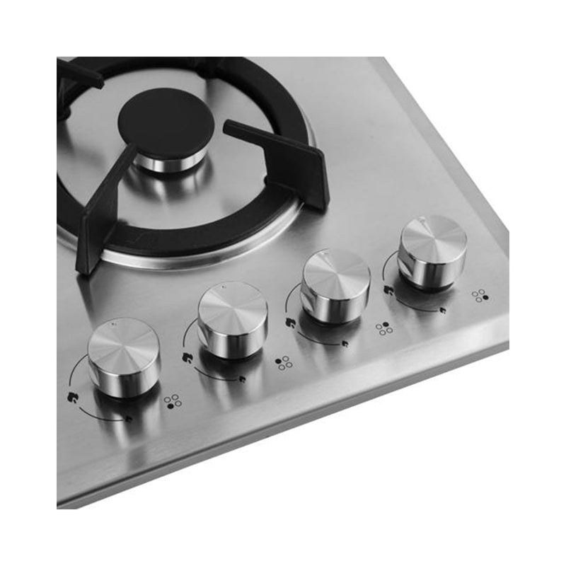 GEEPAS GGC31026 2-in-1 Built-in Gas Hob, Silver طباخ كهربائي جيباس