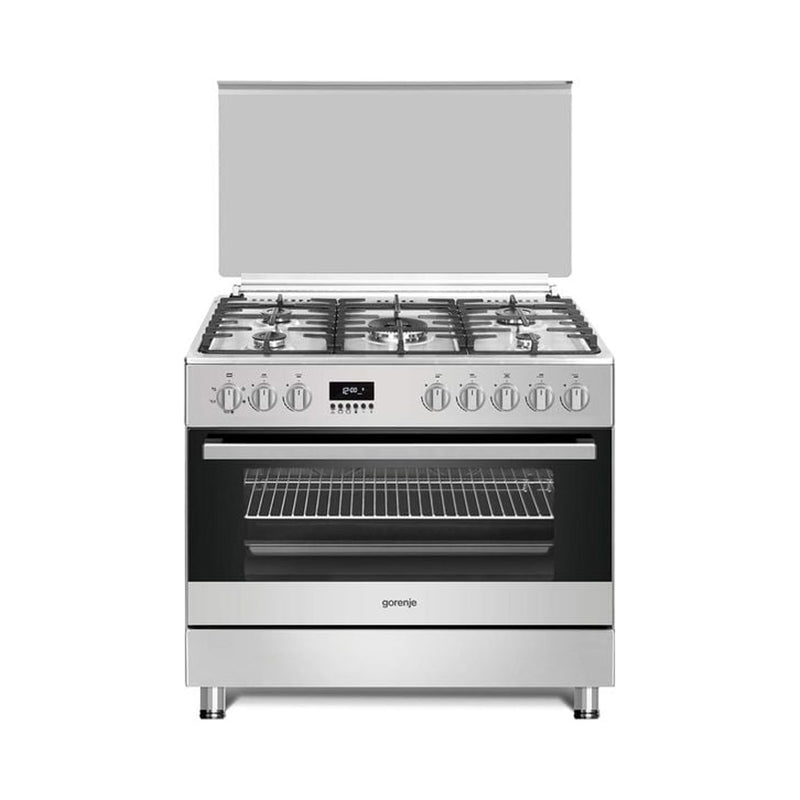 GORENJE GGI9C21X 5-Burner Gas Cooker, Silver طباخ غاز جورنجي