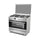 GORENJE GGI9C21X 5-Burner Gas Cooker, Silver طباخ غاز جورنجي
