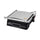 GEEPAS GGM36557 Grill Maker | Easy Release and Quick Cleanup, Non-Stick Plates | Digital Control Temperature with 9 Levels, 2000 W, Silver شواية جيباس