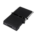 GEEPAS GGM36557 Grill Maker | Easy Release and Quick Cleanup, Non-Stick Plates | Digital Control Temperature with 9 Levels, 2000 W, Silver شواية جيباس