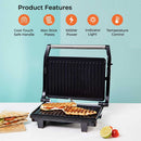 GEEPAS GGM5394 Stainless Steel Grill Maker Automatic Temperature Control كابسة وشواية جيباس