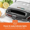 GEEPAS GGM6001  700W 2 Slice Grill Maker With Non-Stick Plates, Black كابسة وشواية جيباس