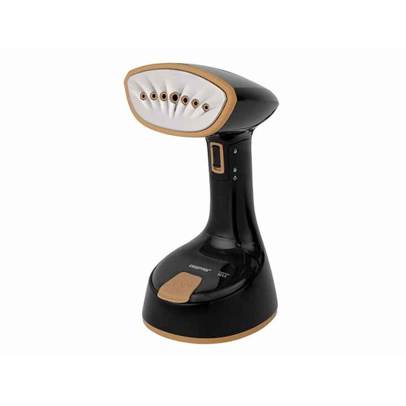 GEEPAS GGS25034 Handheld Garment Steamer 1470W, Black And Golden