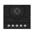 ALHAFIDH GH90G81 Built-in Gas Cooker 90 cm, Black طباخ مدمج 90 سم خمس مشاعل الحافظ
