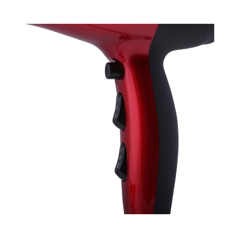 GEEPAS GHD86018 Hair Dryer, Red شسوار كهربائي جيباس