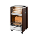 ALMATEEN GHMA7540BRC-CH 1500W مدفئة المتين الغازي الكهربائي, Brown