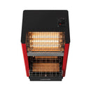ALMATEEN GHMA7540BRE-CH 1500W مدفئة المتين الغازي الكهربائي, Red