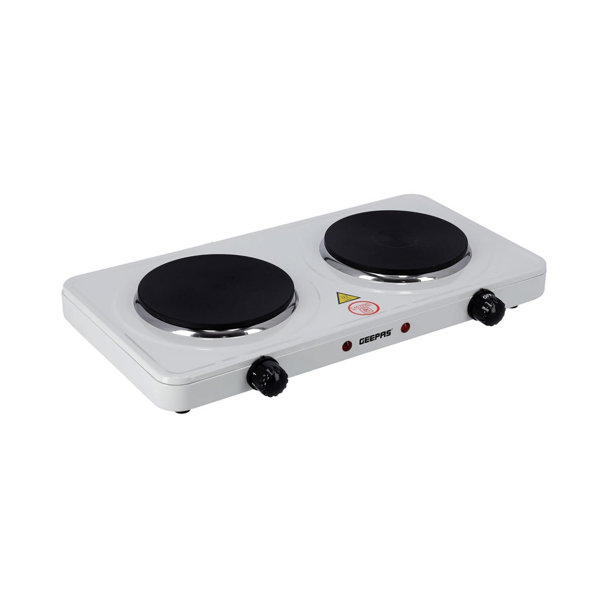 GEEPAS GHP32014 Dual Hot Plate, White