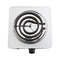GEEPAS GHP7577 single Hot Plate 1000 W, White طباخ عين واحدة جيباس
