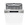 GORENJE GI643D90X Semi integrated dishwasher, White غسالة أطباق شبه متكاملة جورنجي